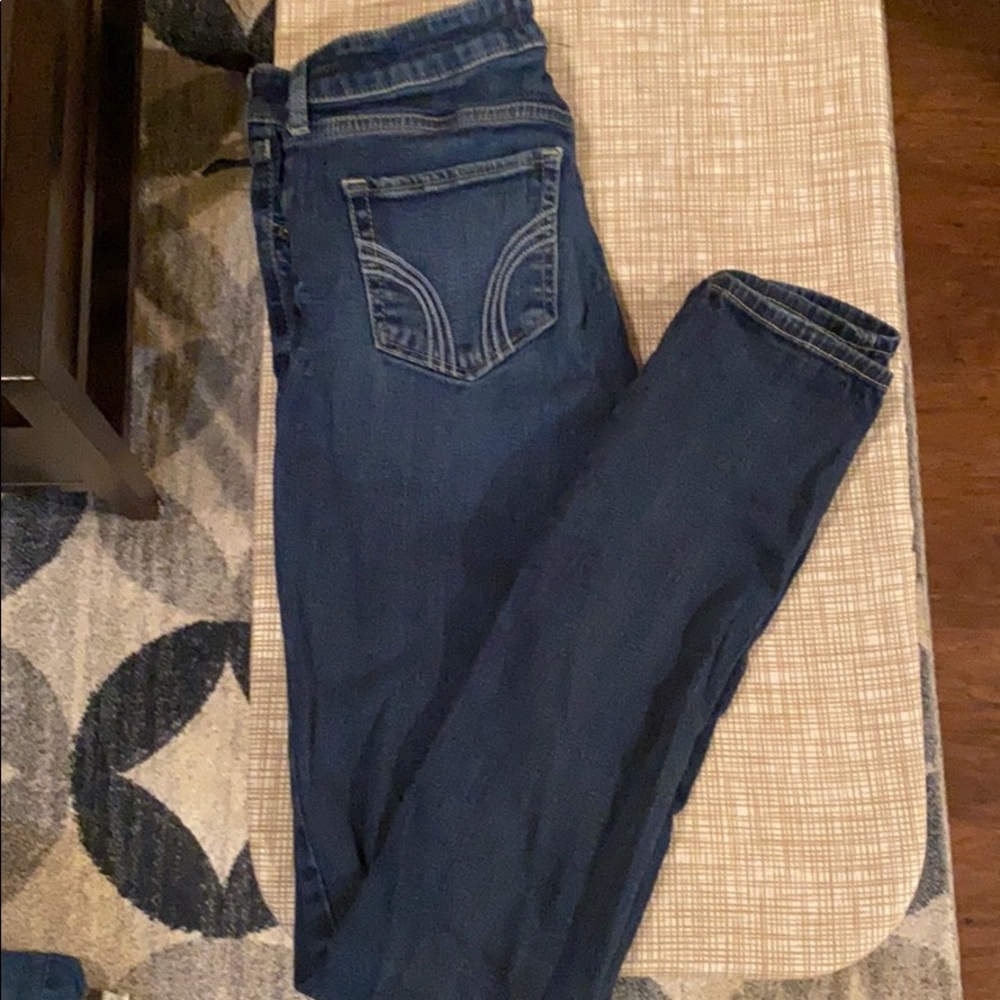 medium blue jeans